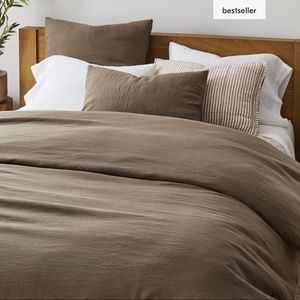 West Elm • European Flax Linen Duvet Cover • King